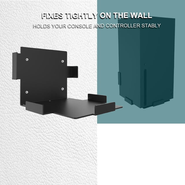 Soporte de montaje en pared para Estante de almacenamiento de Soporte vertical sólido para colgar en estante de pared, Soporte Yotijar Soporte para montaje en pared