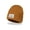 Tan, variant on Men's Levi's® Hat Ribbed Logo Beanie Logo Patch in Black