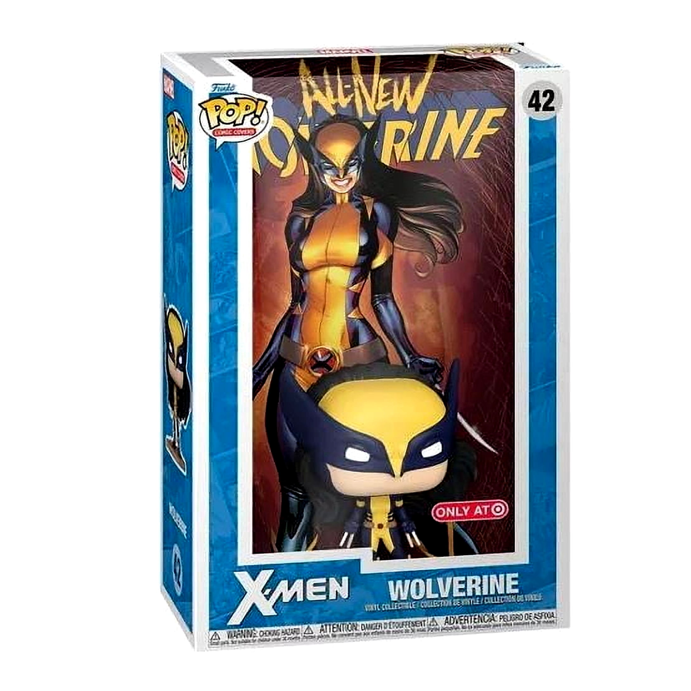 Funko POP! Comic Cover Marvel All Wolverine Vinyl Figure, 7” x 10.75” x 3.25”