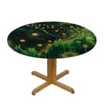 thumbnail image 3 of JEUXUS Outdoor Fitted Round Tablecloth - The Dazzling Stars and Dreamy Night Sky White, 3 of 8