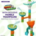 thumbnail image 3 of Marble Genius Marble Run Stunts Super Set: 125 Pieces Total, 20 Action Pieces Including 2 New Trampolines, Free Online App and Full-Color Instruction Booklet, Made for Ages 5 and Up, 3 of 8