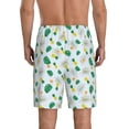 thumbnail image 3 of Kdxio Pineapple Print Mens Sleep Shorts Bottoms Soft Comfy Pajama Wear Pants with Drawstring Pockets, 3 of 7