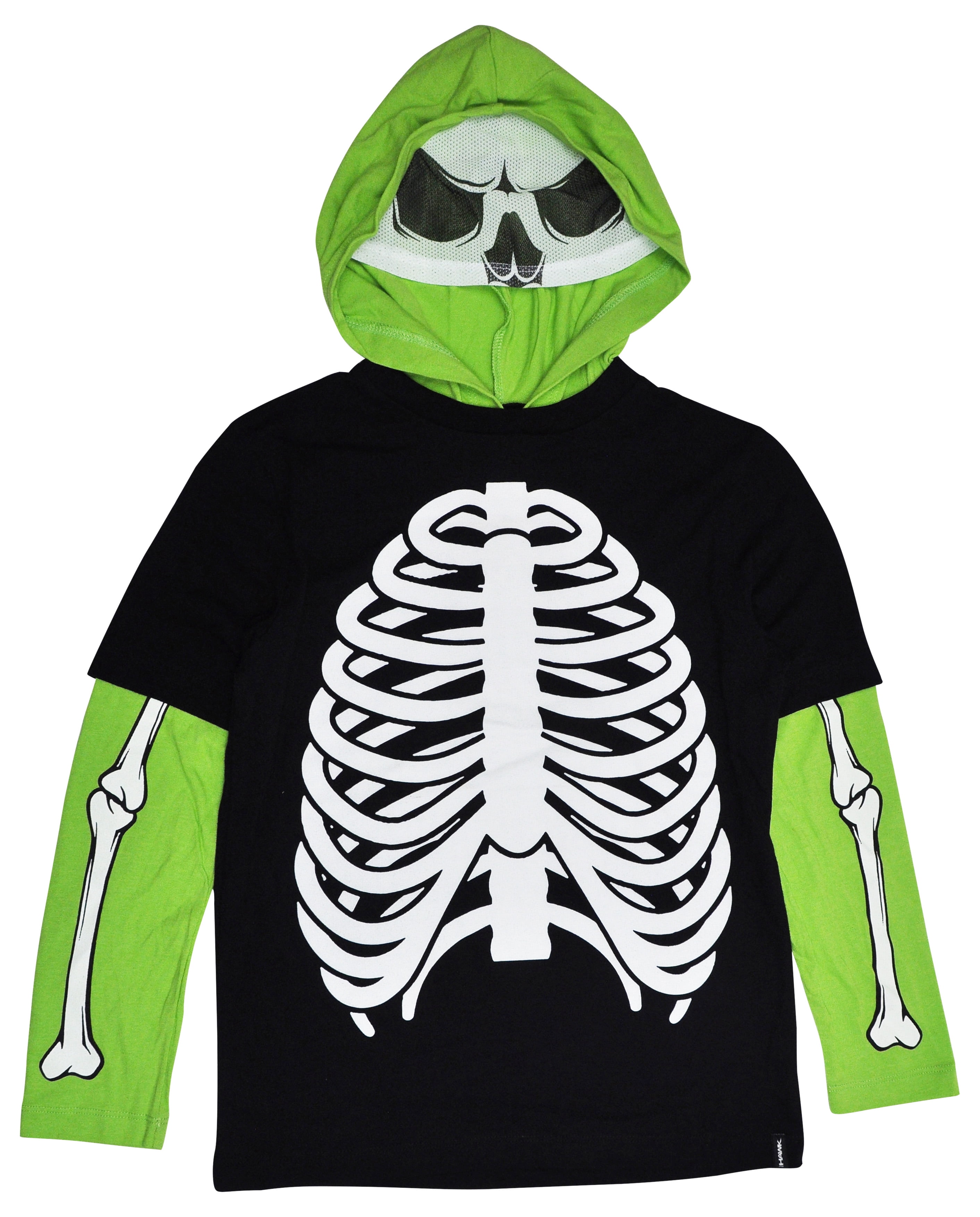 Boys American Hawk $24 Thermal Hooded Shirts Size 4-7
