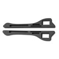 thumbnail image 2 of 2 piezas Organizador de la costura de la costura de la costura de la ranura del asiento del asiento del automóvil (negro), 2 of 2