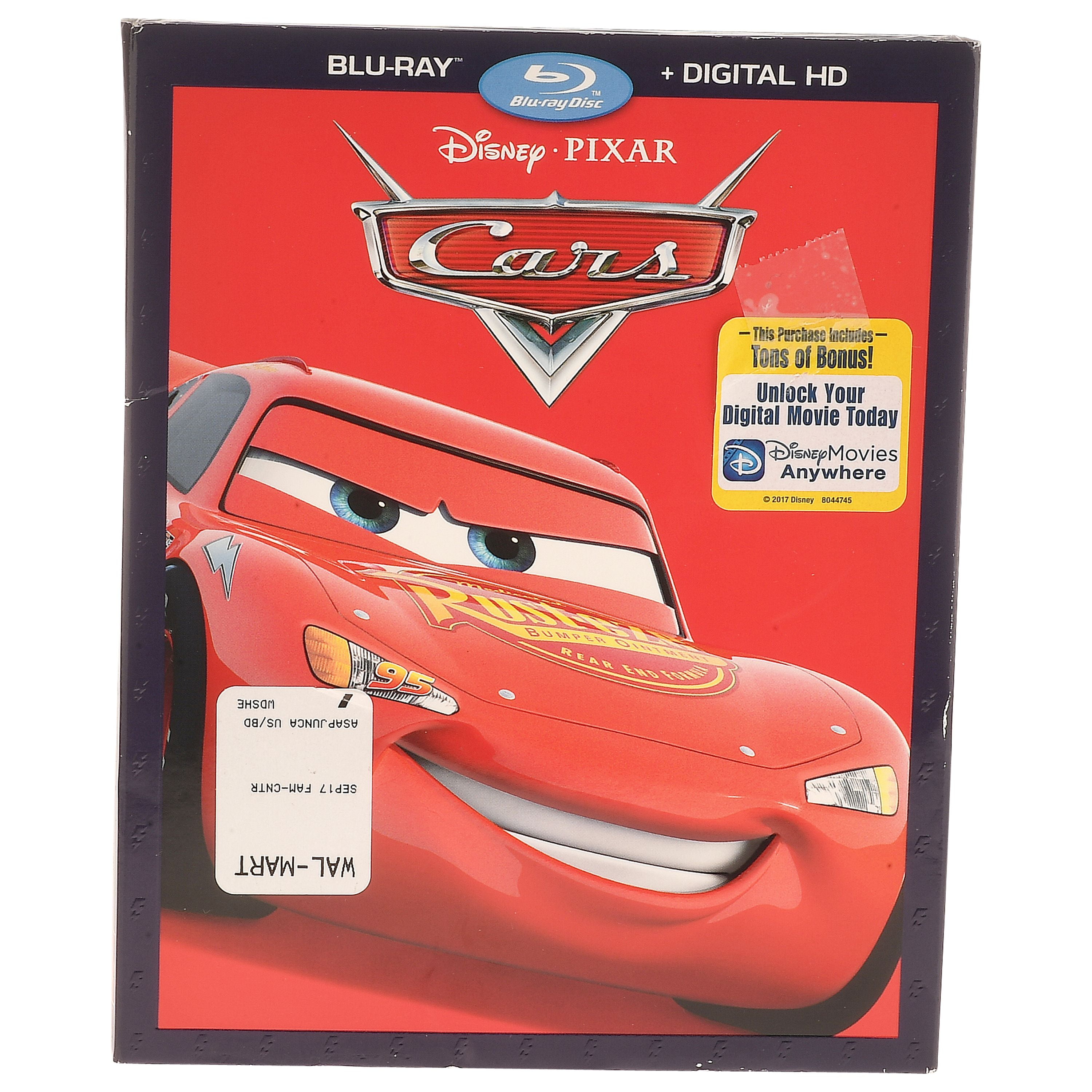 Disney Cars (Bluray + Digital)