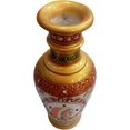 thumbnail image 2 of India Meets India Handicraft Flower Vase with Antique Design Decorative Home, Offices, Best Gifting, Made by Awarded Indian Artisan, 2 of 5