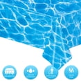 thumbnail image 2 of 1 Packs Plastic Tablecloth Party Table Set Ocean Tablecloth Blue Beach Pool Waves Table Covers for Under the Sea Beach Surf Pool Party Birthday Party Decorations 137 * 274CM, 2 of 4