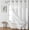 Purewhite, variant on no Hook Shower Curtain and Liner Set,Boho Style with See Through Top Window, Black Fabric Tufted Striped Textured Outer Curtain & Waterproof Inner Liner, SageGreen, 71Wx80H