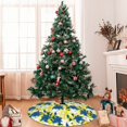 thumbnail image 7 of Sikiie Lilies Flowers 30-48 inches {designName} Print Christmas Tree Skirt Snowman Xmas Tree Skirt with Edge Christmas Decorations for Holiday Party48", 7 of 7