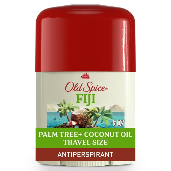 Old Spice Antiperspirant Deodorant for Men Fiji with Palm Tree, 24/7 Lasting Freshness, .5 oz Trial