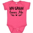 thumbnail image 3 of Inktastic My Gram Loves Me Scandinavian Girls Baby Bodysuit, 3 of 5