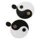 thumbnail image 1 of Women Ear Drops Alloy Tai Chi Bagua Earrings for Decor 1Pair, 1 of 5