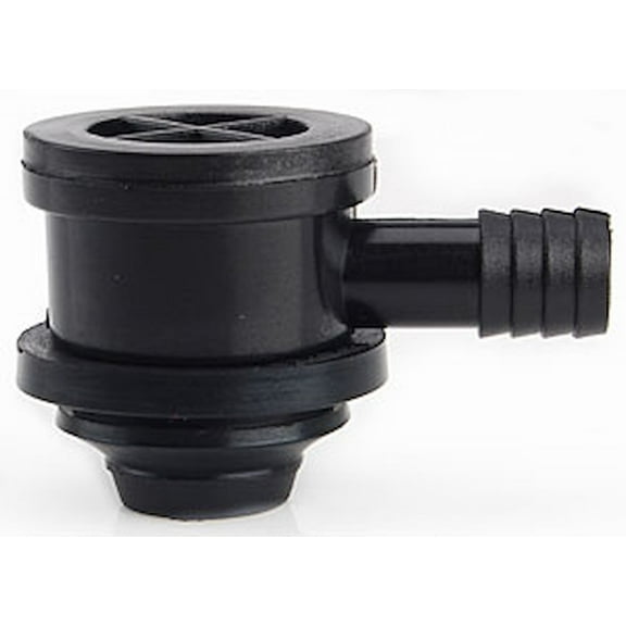 JEGS 631040 Brake Check Valve 3/8 Barb Black Vinyl/Plastic Includes: (1) Grommet