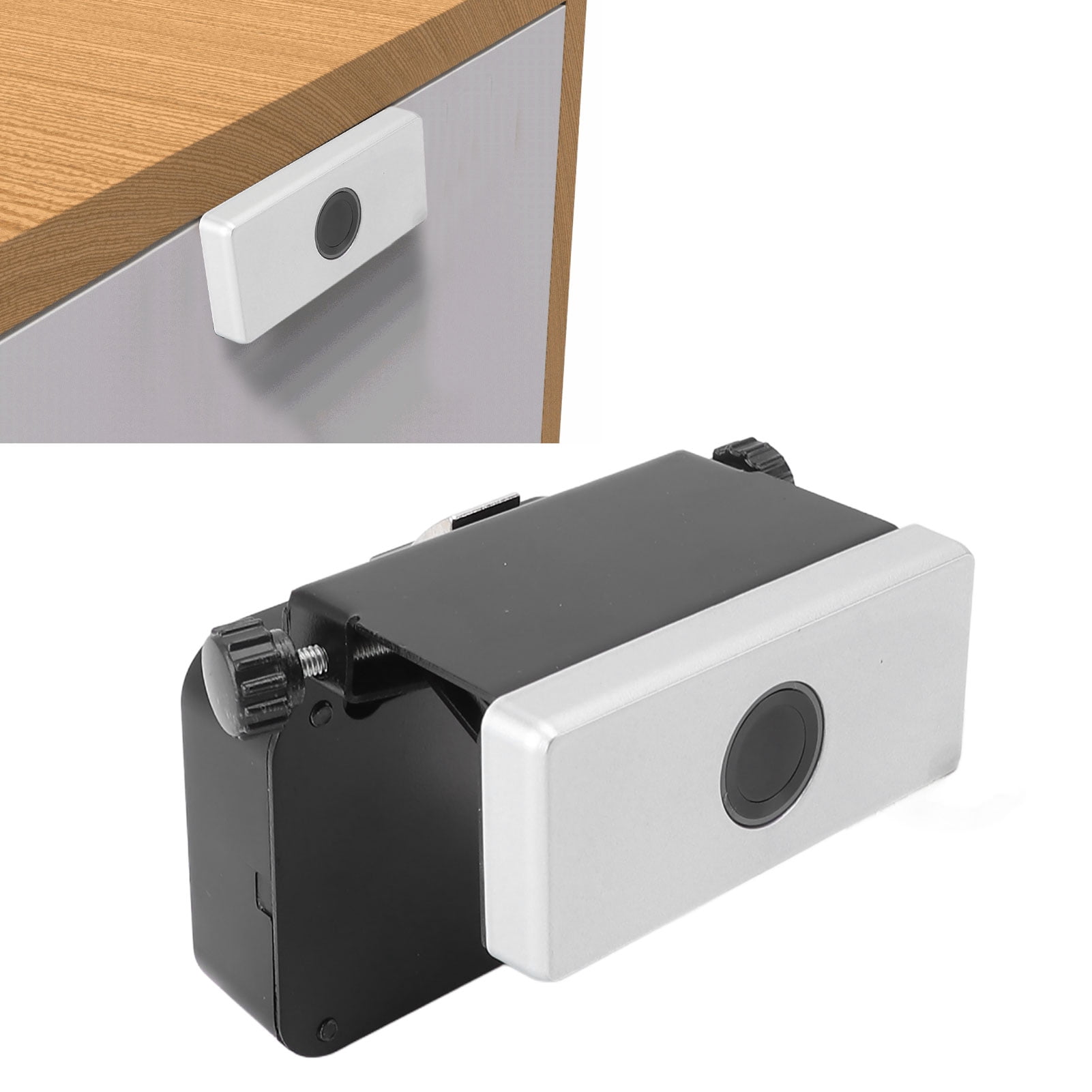 NFTIGB Fingerprint Cabinet Lock Safety Anti Theft Smart Keyless Drawer Wardrobe Lock for Home Office, 3.1 inches / 78.7 mm