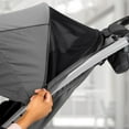 thumbnail image 4 of Chicco Mini Bravo Plus Lightweight Compact Fold Travel Stroller, Graphite/Grey, 4 of 7