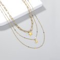 thumbnail image 4 of Multilayer Necklace Star Moon: Elegant Simple Pendant Necklace Chain Necklace, 4 of 6