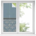 thumbnail image 2 of Boho Blue Flower Window Privacy Film, Abstract Bohemia Pesley Floral Static Cling UV Sun Blocking Tint Film Heat Control Windows Films for Bedroom Bathroom, Window Stickers 17.7"x39.3", 2 of 8
