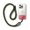 Khaki & White, variant on Ringke Holder Link Clear Strap [Strap + Phone Tether Tab] for Cell Phone Case, Adjustable Lanyard Strap with Anti-Tearing Technology Transparent Pads for Universal Smartphone - Khaki & White