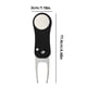 thumbnail image 2 of Soidarity Tenedor de Golf de acero inoxidable, marcador de bola de reparación verde, removedor de tono, juego de práctica de horquilla, herramientas de Golf Negro Soidarity OD003033-04B, 2 of 6
