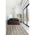 thumbnail image 5 of 4' X 6' Black Gray And Taupe Wool Geometric Tufted Handmade Stain Resistant Area Rug, 5 of 5