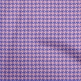thumbnail image 1 of oneOone Velvet Blue Fabric Houndstooth Craft Projects Decor Fabric Printed By The Yard 58 Inch Wide, 1 of 4