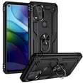 thumbnail image 1 of Kaleidio Case For Motorola Moto G Stylus 5G (2021) [Hybrid Protector] Rubberized Shockproof [Ring Stand] 2-Piece Armor Cover [Black/Black], 1 of 2