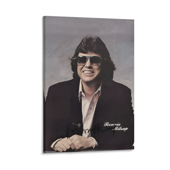 Ronnie Milsap Poster Print Photo Art Painting Canvas Poster Home Decorative Bedroom Modern Decor Posters Gifts 08x12inch(20x30cm)