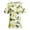 White, variant on SSLR Women's T-Shirts Printed Short Sleeve Cold Shoulder Tops