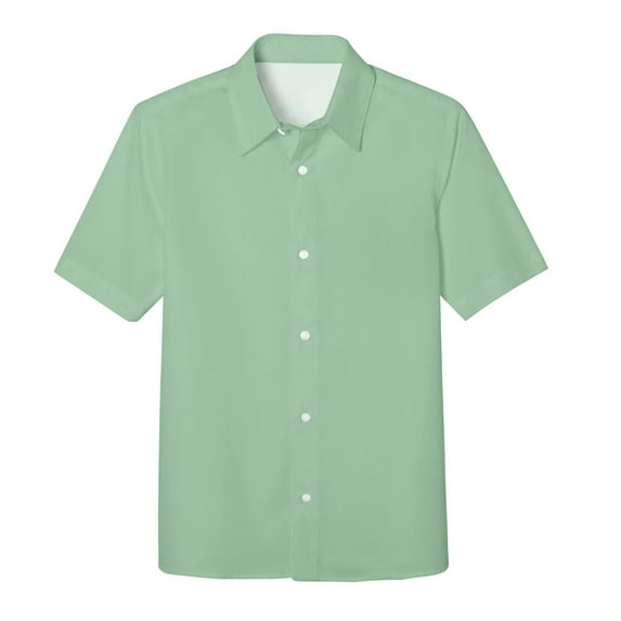 BJUTIR Boys T Shirts Button Down Shirts Short Sleeve Gradient Shirt Kids Summer Casual Beach Shirts Versatile Tee Size 11-12 Years