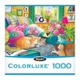 thumbnail image 4 of RoseArt - Colorluxe 1000-Piece -Cat Nap - Adult Interlocking Puzzle, 4 of 6