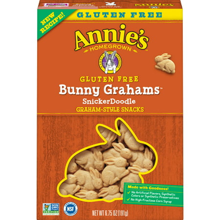 Annie's Gluten Free Snickerdoodle Bunny Cookies, 6.75