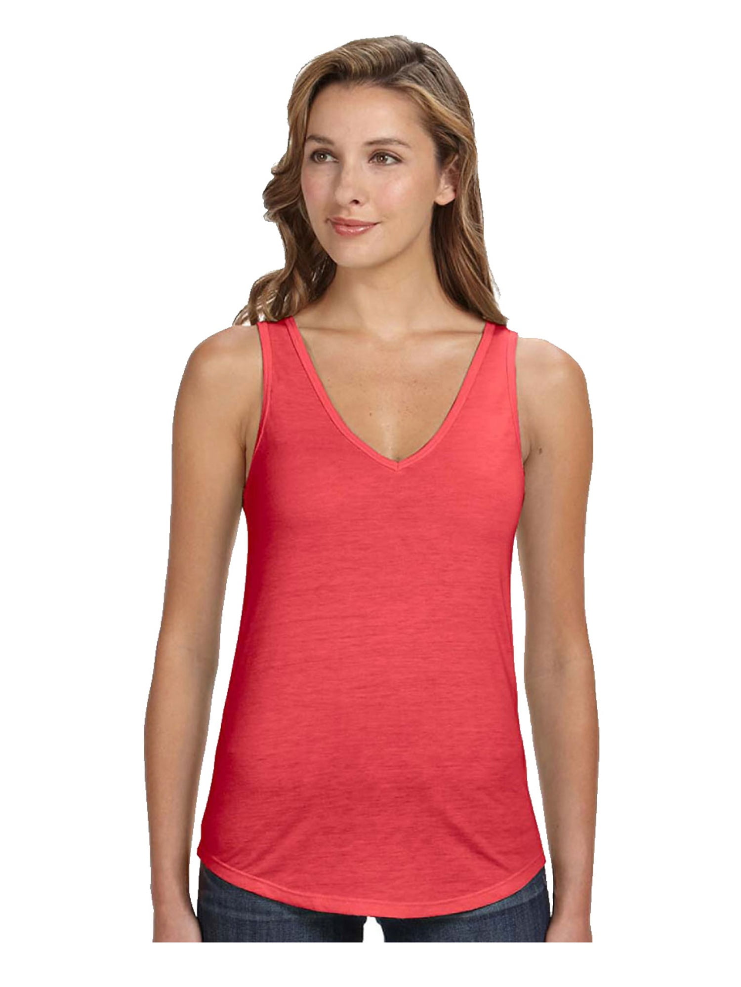 bella canvas flowy v neck