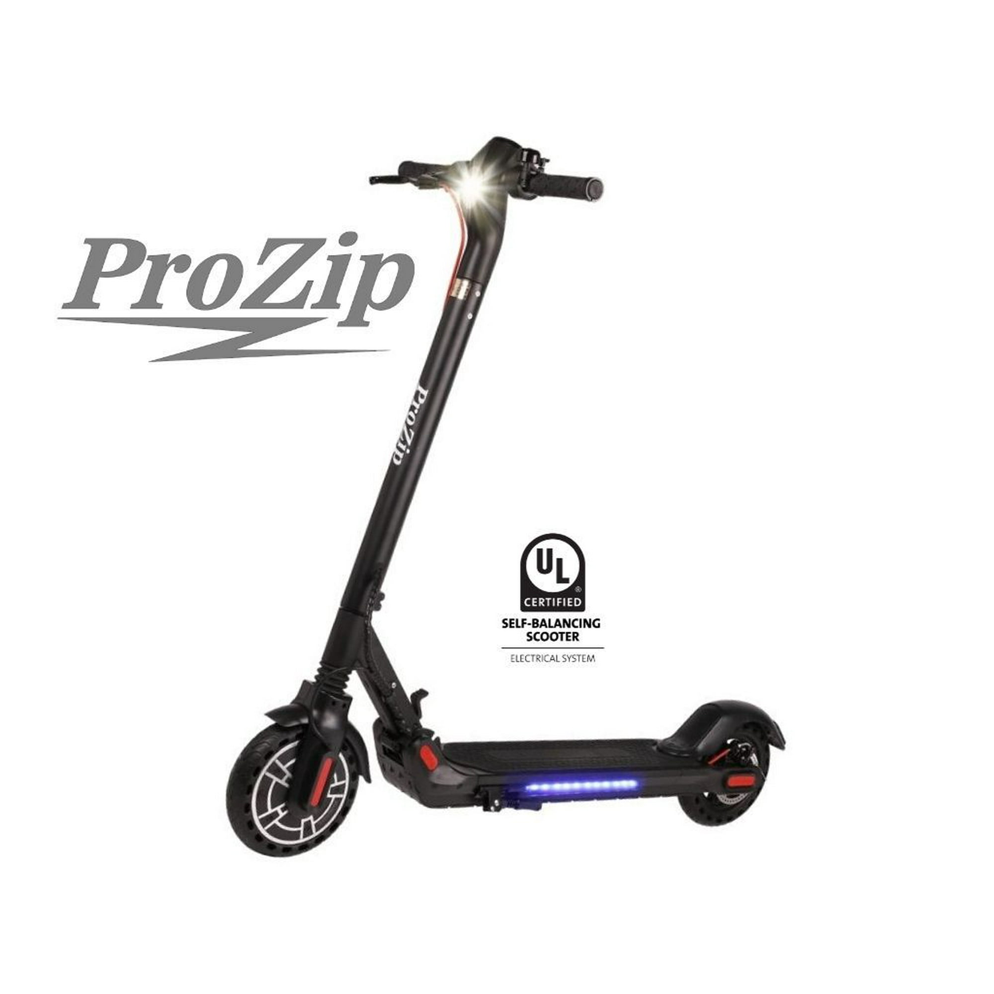ProZip Edge Portable Electric Scooter 8.5 wheels LCD Display App Speeds up to 19 miles 31 kms Range up to 17 miles 27 km Walmart