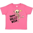 thumbnail image 3 of Inktastic Happy Halloween with Dancing Skeleton Boys or Girls Toddler T-Shirt, 3 of 5