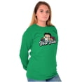 thumbnail image 3 of Betty Boop Pudgy the Dog Best Buds Women's Long Sleeve T Shirt Brisco Brands M, 3 of 6