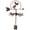 Brown, variant on Lanytaeo Stainless Steel Outdoor Weathervane Yard Weathervane Yard Decorative Weathervane Metal Garden Stake Metal Vane Farmhouse Weather Vane Roof Mount