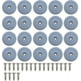 thumbnail image 1 of Deslizadores redondos de teflón para muebles, con tornillos, 20 piezas de deslizadores de teflón para muebles, deslizadores de sillas, deslizadores de teflón con clavos, 22 mm, 1 of 5