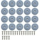 thumbnail image 1 of Deslizadores redondos de teflón para muebles, con tornillos, 20 piezas. Deslizadores de teflón para sillas y muebles, con fijación mediante clavos, 22 mm., 1 of 5