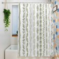thumbnail image 3 of Sage Green Botanical Shower Curtain Set, Waterproof Shower Curtains for Bathroom, Modern Farmhouse Tropical Leaves Washable Fabric Cloth Bath Curtain for Bathtub Decoration with Hooks 48x72 Inches, 3 of 9
