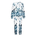 thumbnail image 4 of Puntoco Conjunto de sudadera y pantalones de manga larga con estampado informal para mujer Puntoco Puntoco-4753, 4 of 5