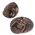 thumbnail image 3 of Poignée de Porte Double, Structure Simple Difficile à Rouiller et à Estomper Poignée Lourde Durable pour Porte Double pour Porte en Bois Cour, 3 of 8
