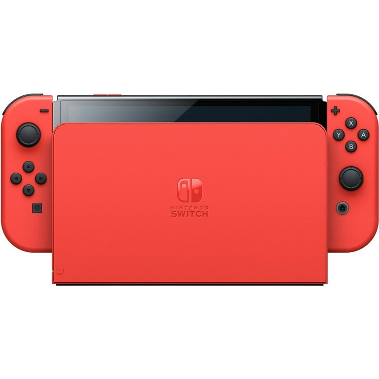 Nintendo Switch OLED Model Mario Red Edition Console Platformer Bundle:  Super Mario Odyssey, Mario 3D World + Bowser's Fury, Mario Bros. U & Wonder,  Mytrix Accessories - JP Version Region Free 