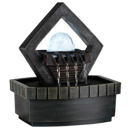 Modern Meditation Fountain with LED Light