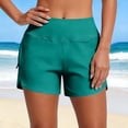 thumbnail image 2 of Sentmoon Swim Shorts Women Hiking Shorts High Waist Stretchy with Pockets Elastic Waist Regular Fit Athletic Shorts for Women Vacation for Plus Size and Curvy Figures S-2XL, 2 of 7