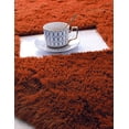 thumbnail image 4 of Tapete SHAGGY 1.50m x 2.25m naranja 6.49 pulg Elly Decor TPTE01GY-SGY7x5FT, 4 of 5