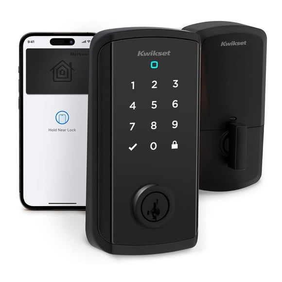 Cerradura inteligente Kwikset Halo Select Plus negro mate con teclado táctil