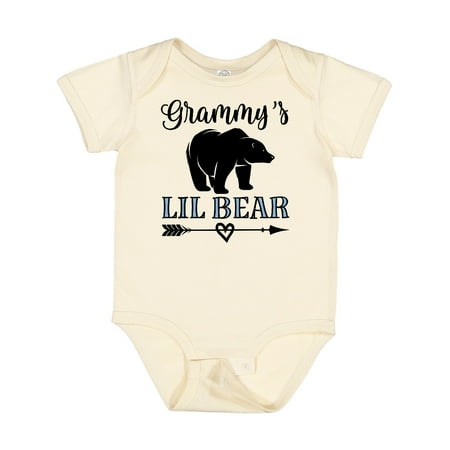

Inktastic Grammy Lil Bear Grandson Gift Baby Boy Bodysuit