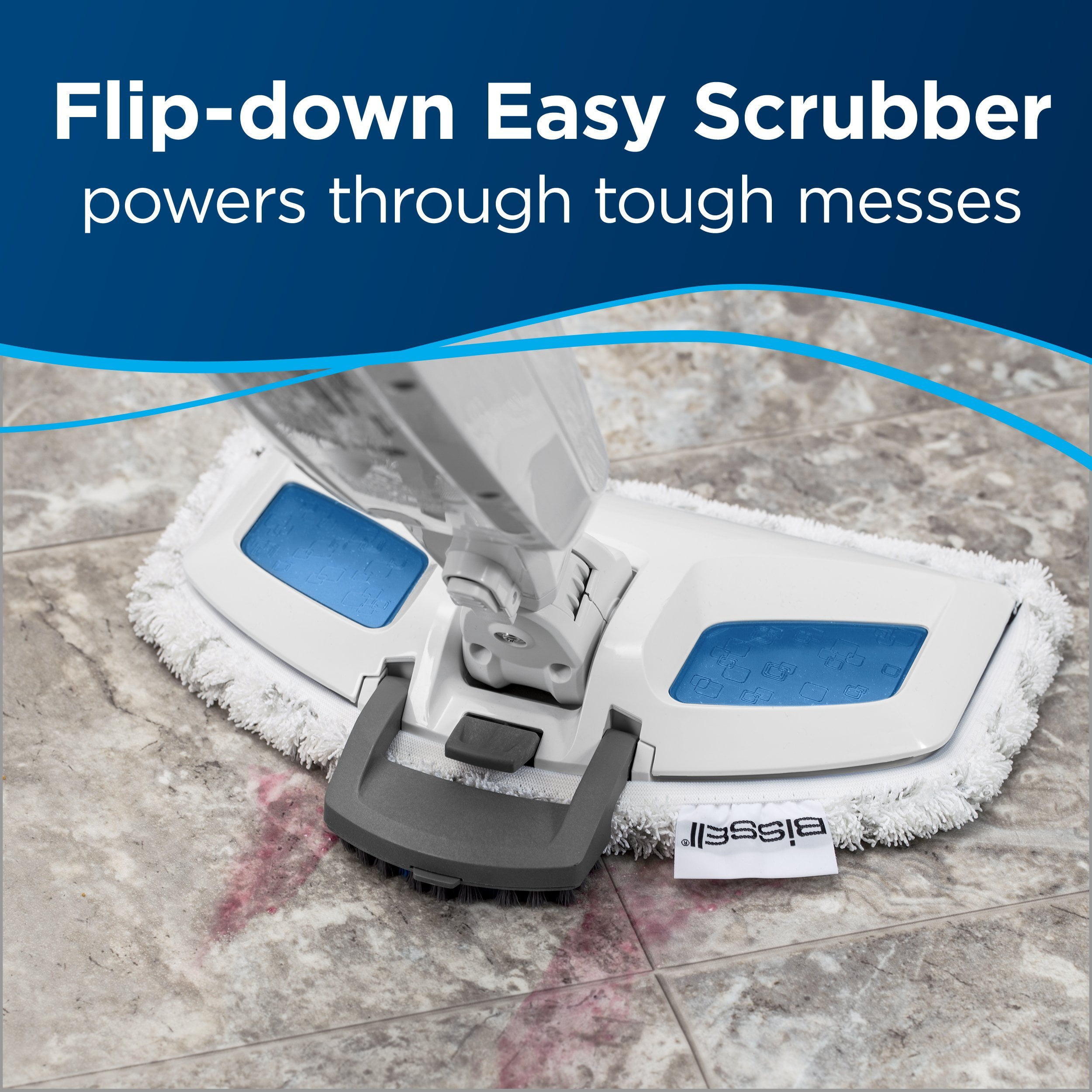 Bissell Power Fresh Steam Mop, Floor Steamer, Tile Cleaner, and Hard Wood Floor Cleaner, Blue Powerfresh