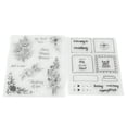 thumbnail image 3 of Sellos Para Hacer Tarjetas, Sellos Transparentes De Ramo Pasos Simples Reutilizables Para Sobres Para Carta De Invitación Para Diario ANGGREK Card Making Stamps, 3 of 8
