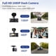 thumbnail image 5 of Herunwer WiFi 1080P FHD Triple-Lens Dash Cam with Night Vision, Parking Monitor, and Loop Recording, 5 of 9